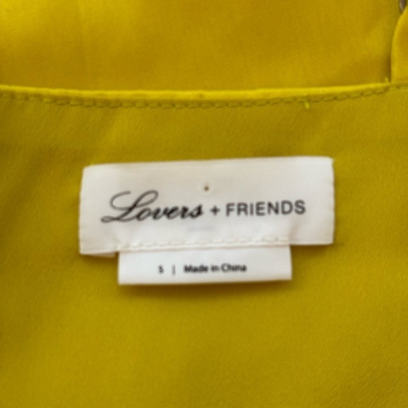 Lovers + Friends Nate Mini Dress in Chartreuse Green Chartreuse Green Yellow Sm - Picture 8 of 9